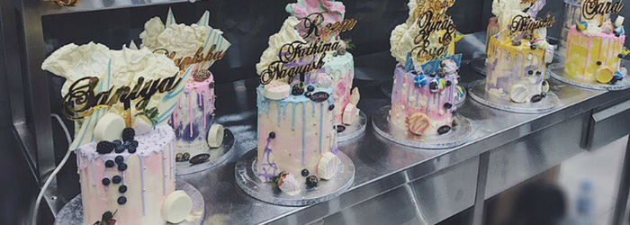 From Instagram: Buttercream cake workshop 🍰 Sugaholic Bakeshop